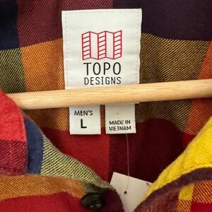 Topo Designs mens plaid flannel